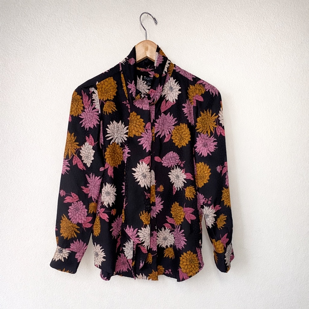 Ann Taylor Floral Blouse